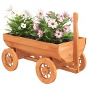 vidaXL Dekorativ vogn 70x43x54 cm heltre gran