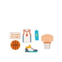 Spiselig Kakepynt Basketball Decokit 10 Deler| Slikkepott.No