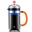 Bodum CHAMBORD presskanne 8 kopper blå/oransje