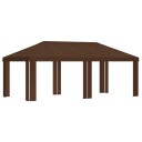  Gazebo Deksel 6 x 3 m Brun Polyester 190