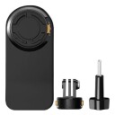 PULUZ ryggsekkfeste for sportskameraer (inkludert Osmo Action 5 Pro Insta360 Ace Pro 2)(svart)