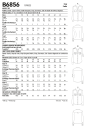 Butterick 6856 - Skjorte F5 (16-18-20-22-24)