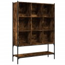  Bokhylle røkt eik 102x30x141,5 cm konstruert tre 8721012402843