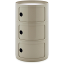 Kartell Componibili New Big Oppbevaring Med 3 Rom Dove Grey