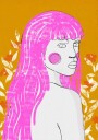 Pink Whisper Gaze Plakat Plakat / 40x50cm