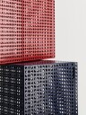 Hay Perforated Veggskap Vinrød