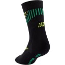 CEP Core Run Merino Socks Mid 3.0 M Annet Black/Lime, IV