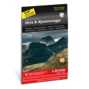 Calazo förlag Högalpin karta Pårte & Njoatsosvágge 1:25.000 OneSize, NoColour