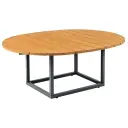 Brafab Olive salongbord 80x110 cm antrasitt / bamboo