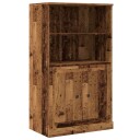  Highboard gammelt tre 60x35,5x103,5 cm konstruert tre 8721158443960