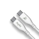 Aqiila 60W USB-C till USB-C kabel 2m Silikon Hvit