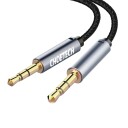Choetech AUX002-kabel minijack 3,5 mm (hann) / minijack 3,5 mm (hann) 1m - svart
