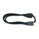 ELETRA HDMI AM - HDMI AF 1.4B 1M KABEL, SVART