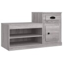 vidaXL Skoskap gr? sonoma 100x42x60 cm konstruert tre