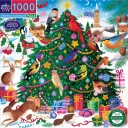 eeBoo Puslespill   1000 Brikker   Christmas Songbirds