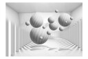 Fototapet Balls In White 400x280 - Artgeist sp. z o. o.