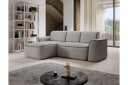 Ume 4 seter Sofa med Sjeselong   Grå