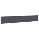 vidaXL Plenkanter 10 stk antrasitt 15x103 cm kaldvalset stål