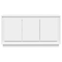 vidaXL Skjenk hvit 102x35x55 cm konstruert tre
