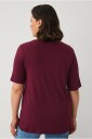 Ellos Plus collection   Soft topp med v hals   Rød