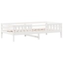  Sengeramme uten madrass hvit 90x200 cm heltre furu 8721102648601