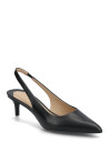 Lauren Ralph Lauren Lolah Ii Leather Slingback Pump   Black   41
