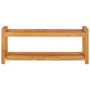 vidaXL Benk 120 cm heltre teak