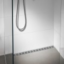 Unidrain 1003 1200 mm Gulvsluk i Rustfritt Stål med Beiset Overflate