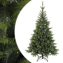 vidaXL Kunstig sammensatt juletre 150 cm PVC og metall Grønn