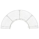 vidaXL Trebens 4  seter 160 x 80 x 89 cm steel Antikk hvit halvrund