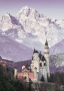 Neuschwanstein Castle and Alpine Mountains Plakat Plakat / 70x100cm