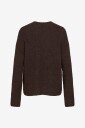 Vila   Genser Vibows L/S O Neck Knit    Brun