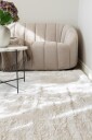 Cozy Ryeteppe 160x230 cm Rektangulær - Hvit