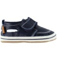 Melton Sailor Leather Slippers   Navy   24/25