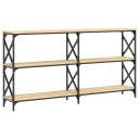  Konsollbord sonoma eik 156x28x80,5 cm konstruert tre 8721012125865