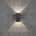 NORDLUX ASBOL VEGGLAMPE, SORT
