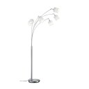 Trio Lighting Gulvlampe Tommy Bøyd Børstet stål