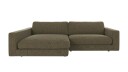 Rowico Home Duncan 3 seters sofa med sjeselong V Grønn Brenda 77 258 x 150 x 78 cm Grønn