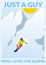Snowboarding Mountain Adventure Plakat / 21x30