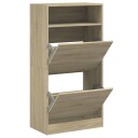  Skoskap sonoma eik 60x34x116 cm konstruert tre 8721012382534