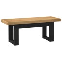 vidaXL Spisebenk NOAIN 120 x 41 x 45 cm Massiv furu Naturlig