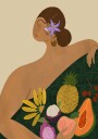 Fruit Seller Plakat Plakat / 30x40cm