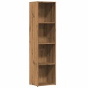 Bokhylle artisan eik 36x30x114 cm konstruert tre