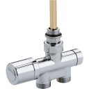 Pax radiatorventil rett krom