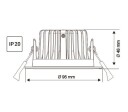 Nordic Alea IsoSafe LED Downlight WarmDim 9W IP44 Hvit
