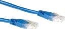 ACT Nettverkskabel Cat6 UTP 3 m Blå 10/100/1000 mbps