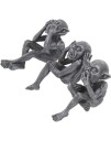 Three Wise Goblins Tre Små Nissefigurer 12 cm