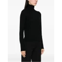 Max Mara Dame Strikkevarer Svart L,