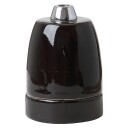 Halo Design Porselen E27 Lampeholder Sort