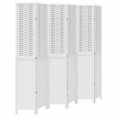  Romdeler 6 paneler hvit heltre keisertre 8721012074286